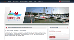 Desktop Screenshot of hemmeland.nl